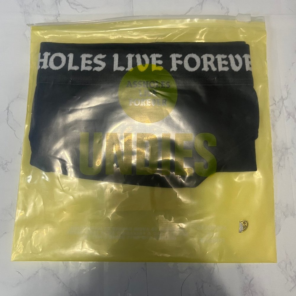 NWT A$$holes Live Forever "Eat My A$$" Women's Underwear, Size: XL